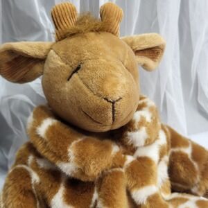Gisella Giraffe Stuffed Plush Animal Doll with Faux Fur Coat 14" Russ Berrie